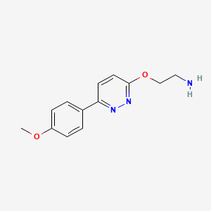 (2-([6-(4-Methoxyphenyl)pyridazin-3-YL]oxy)ethyl)amine