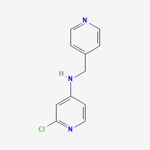 2-chloro-N-(pyridin-4-ylmethyl)pyridin-4-amine