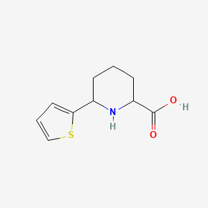 6-(Thiophen-2-yl)piperidine-2-carboxylic acid