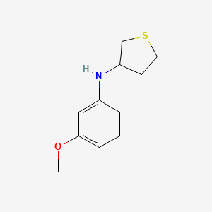 N-(3-methoxyphenyl)thiolan-3-amine