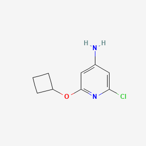 2-Chloro-6-cyclobutoxypyridin-4-amine