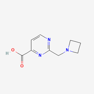 2-[(Azetidin-1-yl)methyl]pyrimidine-4-carboxylic acid