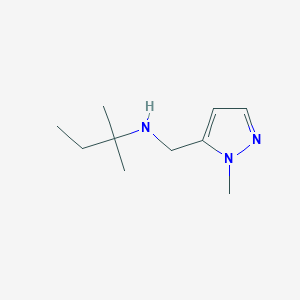 [(1-Methyl-1H-pyrazol-5-yl)methyl](2-methylbutan-2-yl)amine