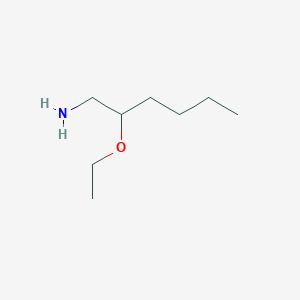 molecular formula C8H19NO B13273353 2-Ethoxyhexan-1-amine 