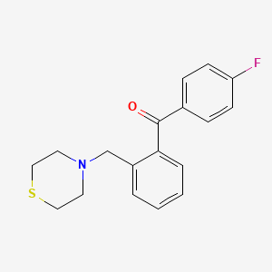4'-Fluoro-2-thiomorpholinomethyl benzophenone