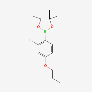 2-(2-fluoro-4-propoxyphenyl)-4,4,5,5-tetramethyl-1,3,2-Dioxaborolane