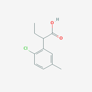 2-(2-Chloro-5-methylphenyl)butanoic acid