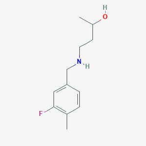 4-{[(3-Fluoro-4-methylphenyl)methyl]amino}butan-2-ol