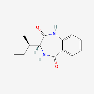 (3R)-3-[(2R)-butan-2-yl]-2,3,4,5-tetrahydro-1H-1,4-benzodiazepine-2,5-dione