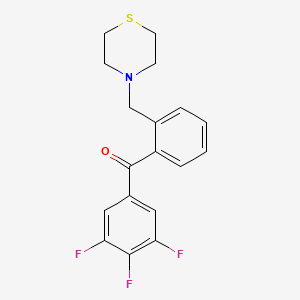 2'-Thiomorpholinomethyl-3,4,5-trifluorobenzophenone