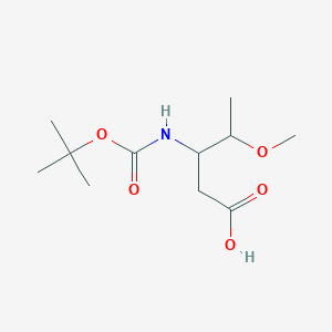 3-{[(Tert-butoxy)carbonyl]amino}-4-methoxypentanoic acid