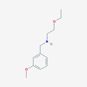 molecular formula C12H19NO2 B13273591 (2-Ethoxyethyl)[(3-methoxyphenyl)methyl]amine 