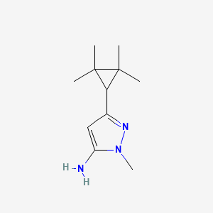 1-methyl-3-(2,2,3,3-tetramethylcyclopropyl)-1H-pyrazol-5-amine