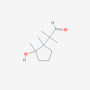 2-(2-Hydroxy-1,2-dimethylcyclopentyl)-2-methylpropanal