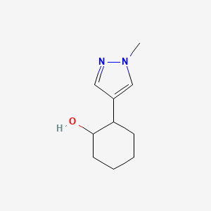 2-(1-Methyl-1H-pyrazol-4-yl)cyclohexan-1-ol