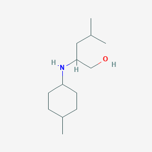 4-Methyl-2-[(4-methylcyclohexyl)amino]pentan-1-ol