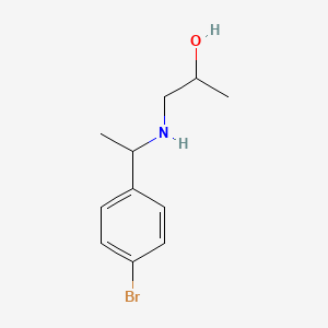 1-{[1-(4-Bromophenyl)ethyl]amino}propan-2-ol