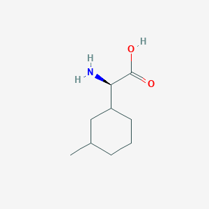 (2R)-2-Amino-2-(3-methylcyclohexyl)acetic acid