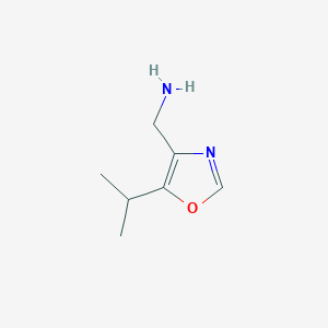 [5-(Propan-2-yl)-1,3-oxazol-4-yl]methanamine