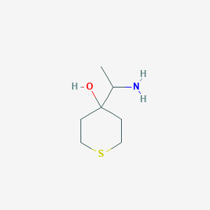 4-(1-Aminoethyl)thian-4-ol