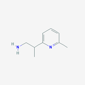 2-(6-Methylpyridin-2-yl)propan-1-amine