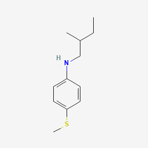 N-(2-Methylbutyl)-4-(methylsulfanyl)aniline