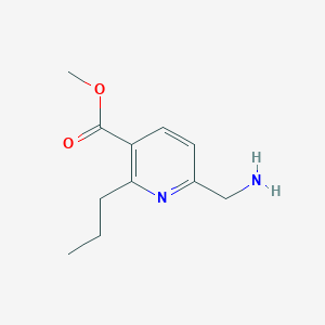 Methyl 6-(aminomethyl)-2-propylpyridine-3-carboxylate