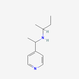 (Butan-2-yl)[1-(pyridin-4-yl)ethyl]amine