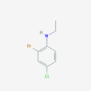 2-bromo-4-chloro-N-ethylaniline