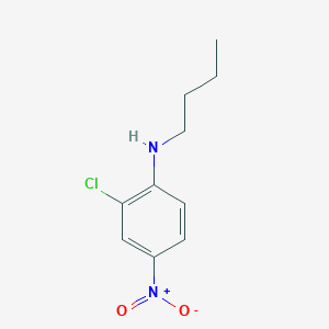 molecular formula C10H13ClN2O2 B13274108 N-butyl-2-chloro-4-nitroaniline 