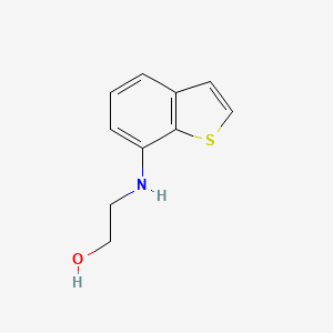 2-[(1-Benzothiophen-7-yl)amino]ethan-1-ol