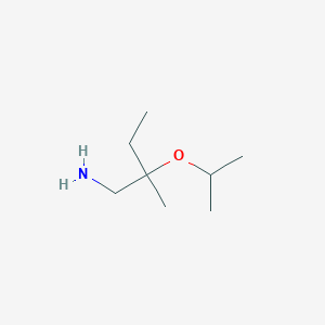 2-Methyl-2-(propan-2-yloxy)butan-1-amine