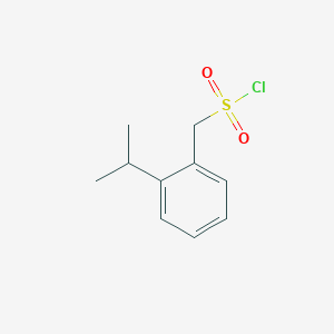 molecular formula C10H13ClO2S B13274157 [2-(Propan-2-yl)phenyl]methanesulfonyl chloride 