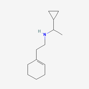 [2-(Cyclohex-1-en-1-yl)ethyl](1-cyclopropylethyl)amine