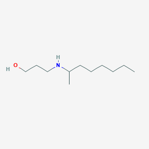 3-(Octan-2-ylamino)propan-1-ol