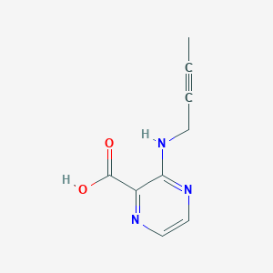 3-[(But-2-yn-1-yl)amino]pyrazine-2-carboxylic acid