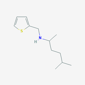 (5-Methylhexan-2-yl)(thiophen-2-ylmethyl)amine