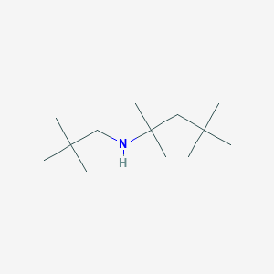 molecular formula C13H29N B13274353 (2,2-Dimethylpropyl)(2,4,4-trimethylpentan-2-yl)amine 