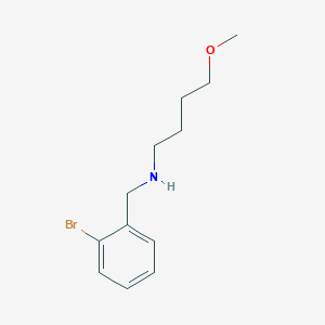 molecular formula C12H18BrNO B13274372 [(2-Bromophenyl)methyl](4-methoxybutyl)amine 