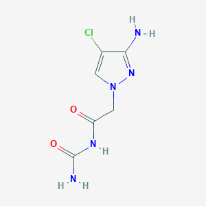 [2-(3-Amino-4-chloro-1H-pyrazol-1-YL)acetyl]urea