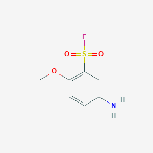 5-Amino-2-methoxybenzene-1-sulfonyl fluoride