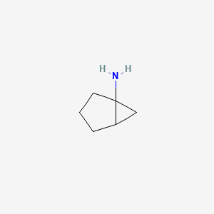 molecular formula C6H11N B13274471 Bicyclo[3.1.0]hexan-1-amine 