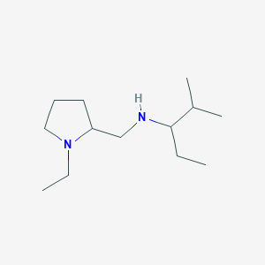 molecular formula C13H28N2 B13274474 [(1-Ethylpyrrolidin-2-yl)methyl](2-methylpentan-3-yl)amine 