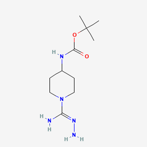 tert-Butyl N-[1-(N-aminocarbamimidoyl)piperidin-4-yl]carbamate