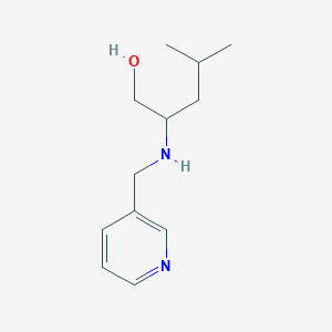 4-Methyl-2-((pyridin-3-ylmethyl)amino)pentan-1-ol