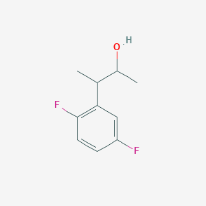 molecular formula C10H12F2O B13274570 3-(2,5-Difluorophenyl)butan-2-ol 