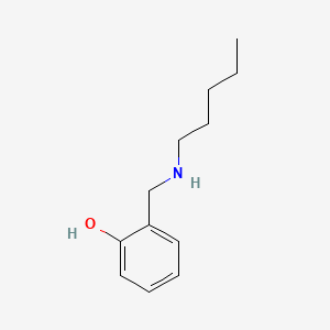 Phenol, 2-((pentylamino)methyl)-