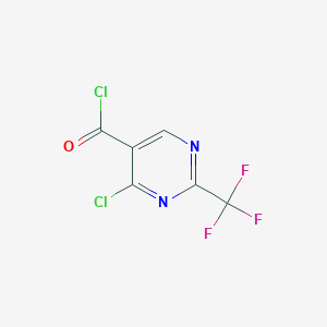 2-Trifluoromethyl-4-chloropyrimidine-5-carbonyl chloride