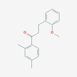 2',4'-Dimethyl-3-(2-methoxyphenyl)propiophenone