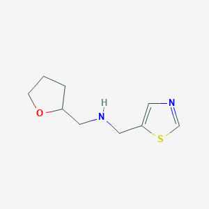 (Oxolan-2-ylmethyl)(1,3-thiazol-5-ylmethyl)amine